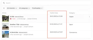 An example custom Table Dashboard cell