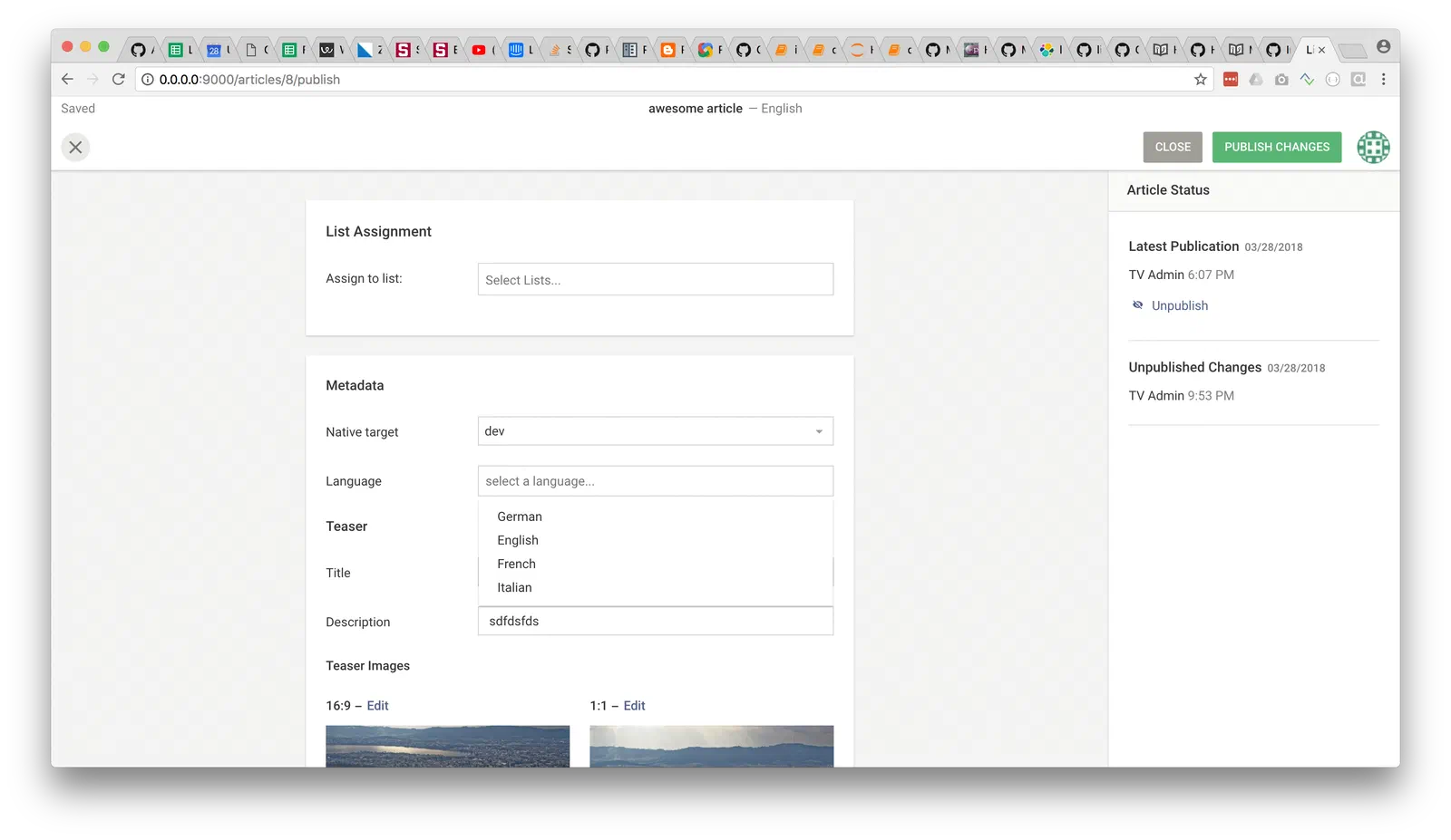 Dashboard UI