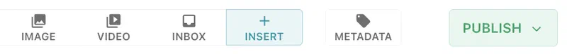 Editing Toolbar