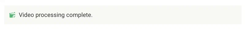 Final transcoding state