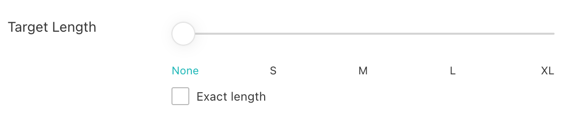 UI mode steps of metadata plugin li-target-length