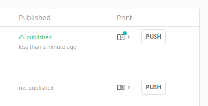 liTableDashboardCellPrint upstream component